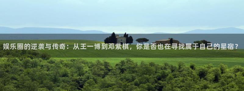 开丰娱乐：娱乐圈的逆袭与传奇：从王一博到邓紫棋，你是否也在寻找属于自己的星宿？